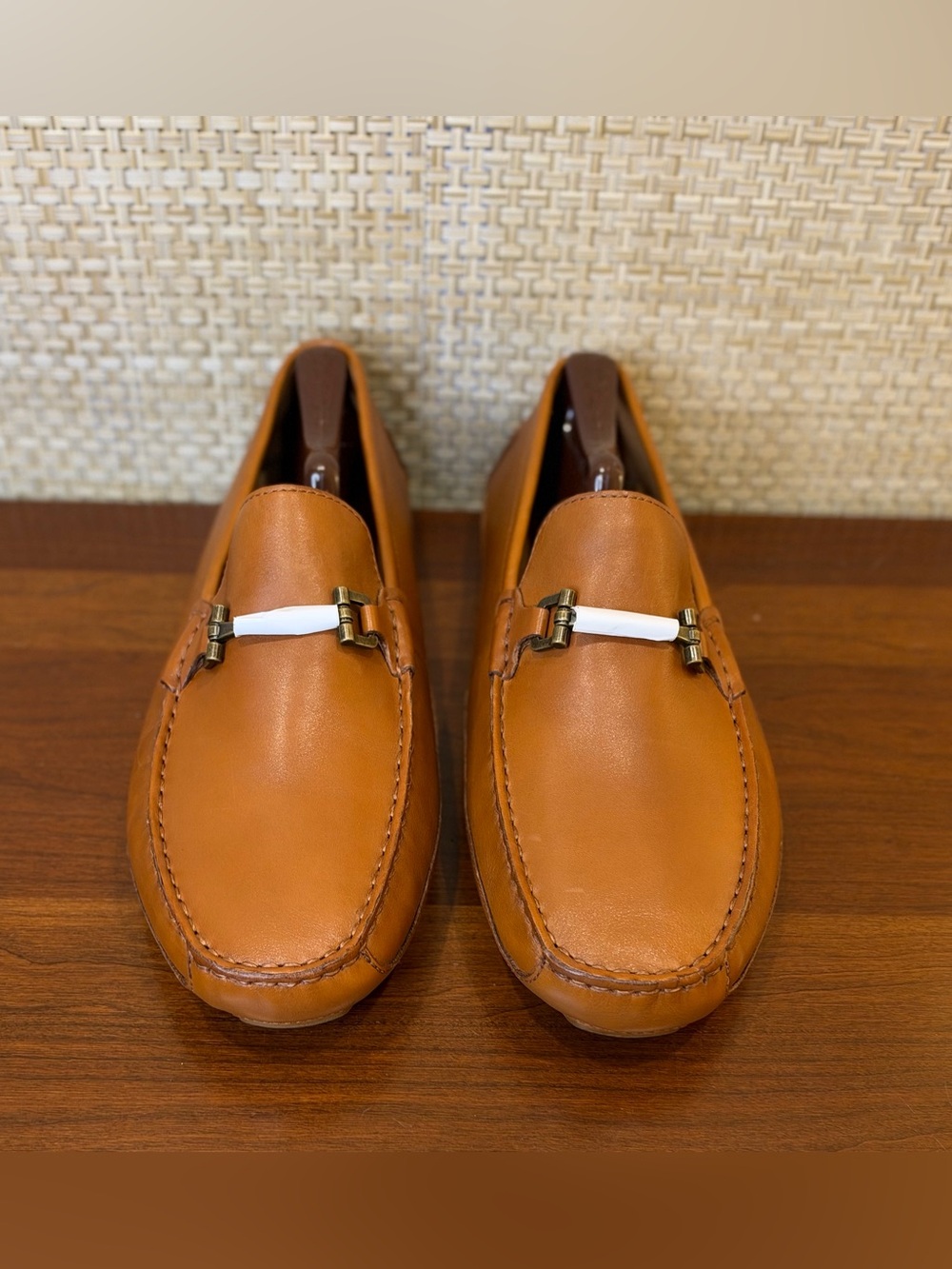 Cole Haan British Tan Leather Wyatt Bit Driver Loafers 10.5M India